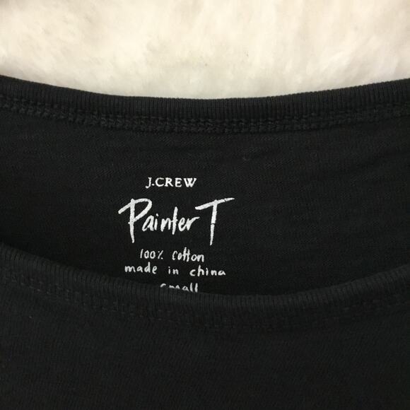 J.Crew Black with White Striped Long Sleeve Top - Picture 2 of 11